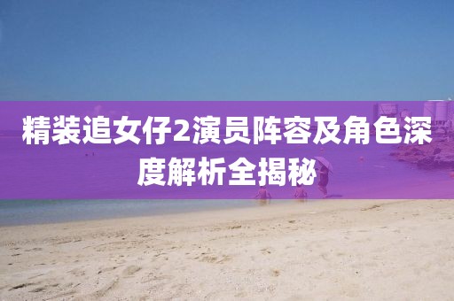 精装追女仔2演员阵容及角色深度解析全揭秘