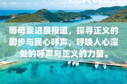 辱母案进展报道，探寻正义的脚步与民心呼声，呼唤人心深处的呼声与正义的力量。