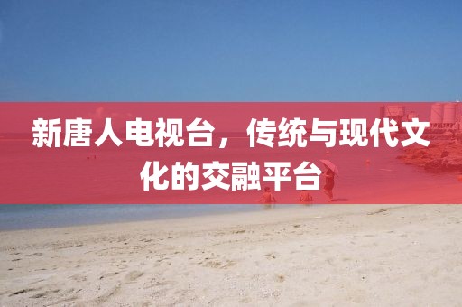 新唐人电视台，传统与现代文化的交融平台