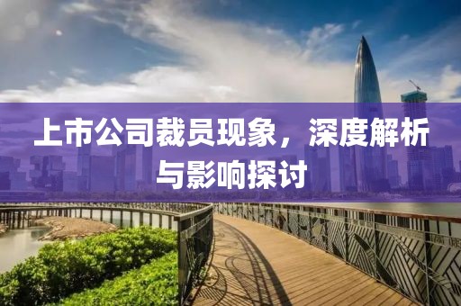 上市公司裁员现象，深度解析与影响探讨