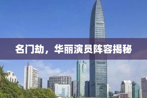 名门劫，华丽演员阵容揭秘