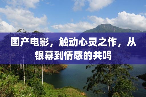 国产电影，触动心灵之作，从银幕到情感的共鸣