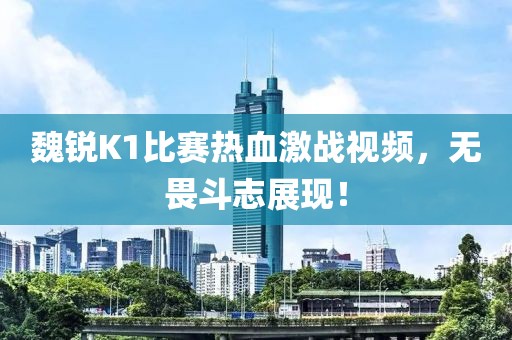 魏锐K1比赛热血激战视频，无畏斗志展现！