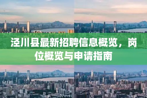 泾川县最新招聘信息概览，岗位概览与申请指南