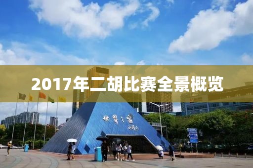 2017年二胡比赛全景概览