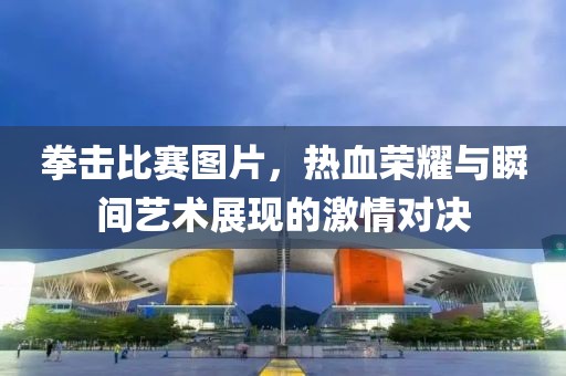 拳击比赛图片，热血荣耀与瞬间艺术展现的激情对决
